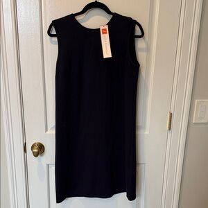 Jude Connally Classic Black Sleeveless Mini Dress